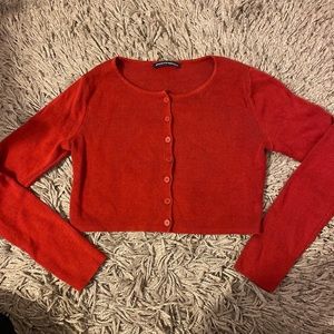 Red Athelia Knit top